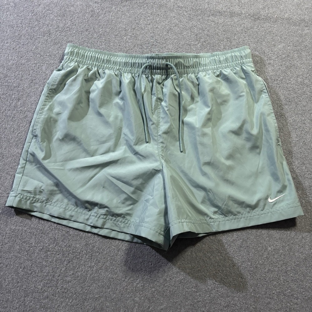 Nike Women's Sportswear Classic Woven Mid-Rise Shorts Cannon Green Medium M